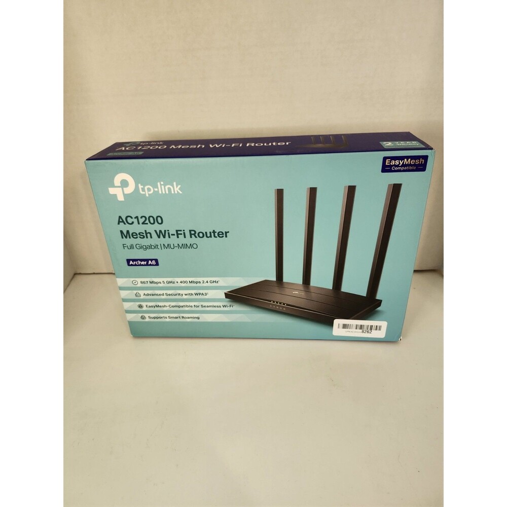 TP-LINK AC 1200 Wireless Full Gigabit Router Archer A6